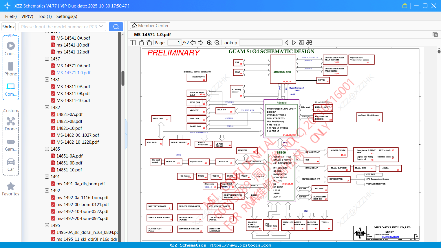 Laptop MSI MS-14571 1.0